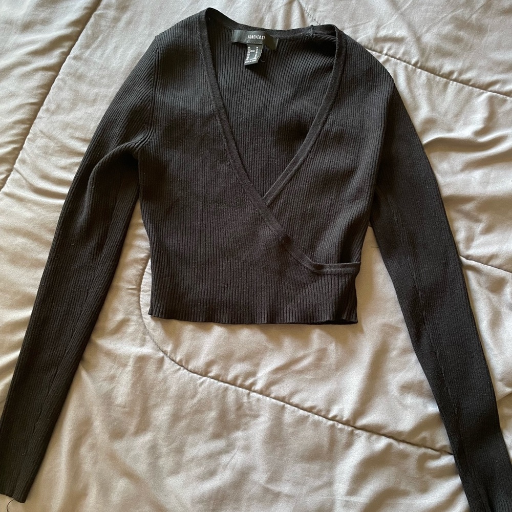F21 surplice top